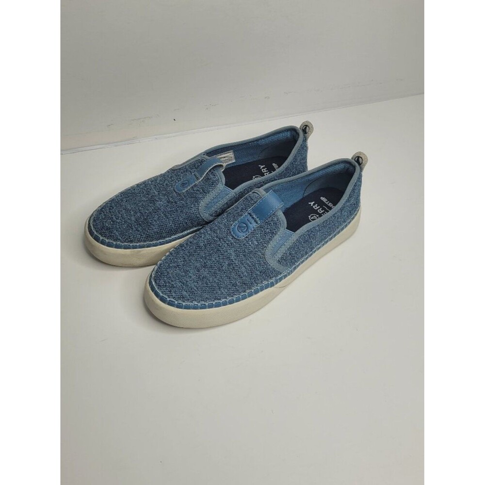 Sperry Women's Breaker Plushstep Slip-On blue boat casual shoes size 8